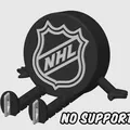 Flexi NHL Hockey Puck Buddy – Buddy puck khúc côn cầu dẻo, dễ in - Thumbnail 1