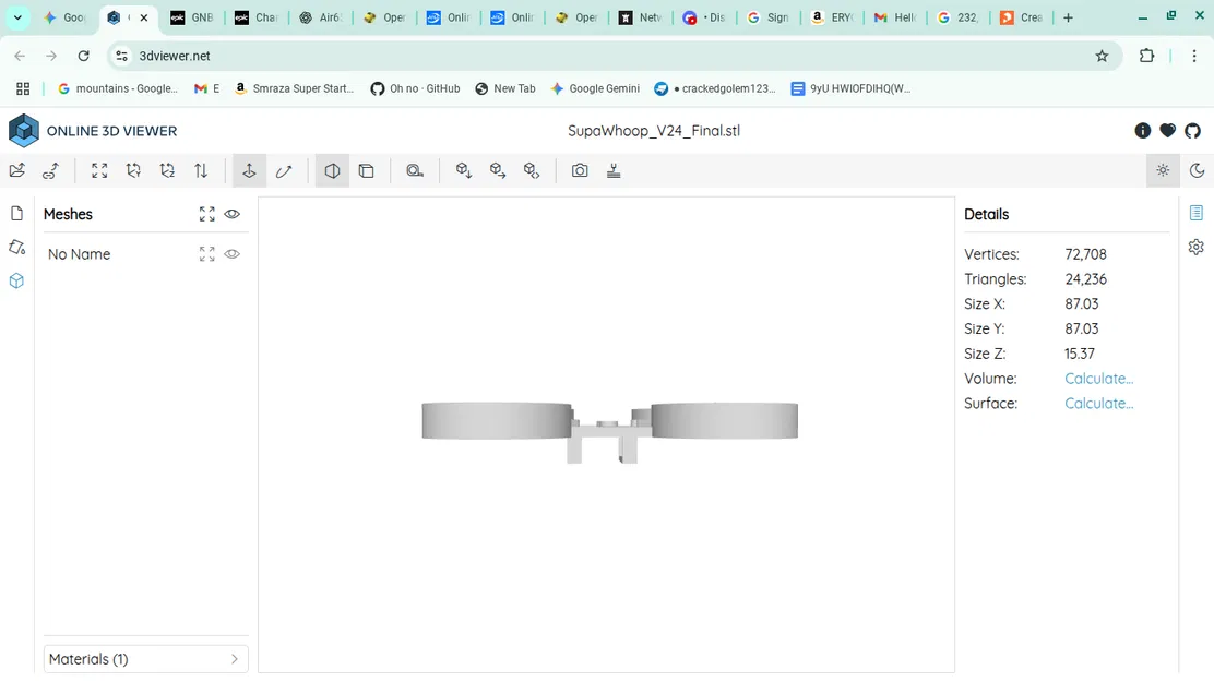 Khung a air65 frame (75mm Whoop) – Supa-Whoop V24 nâng cấp - Image 1