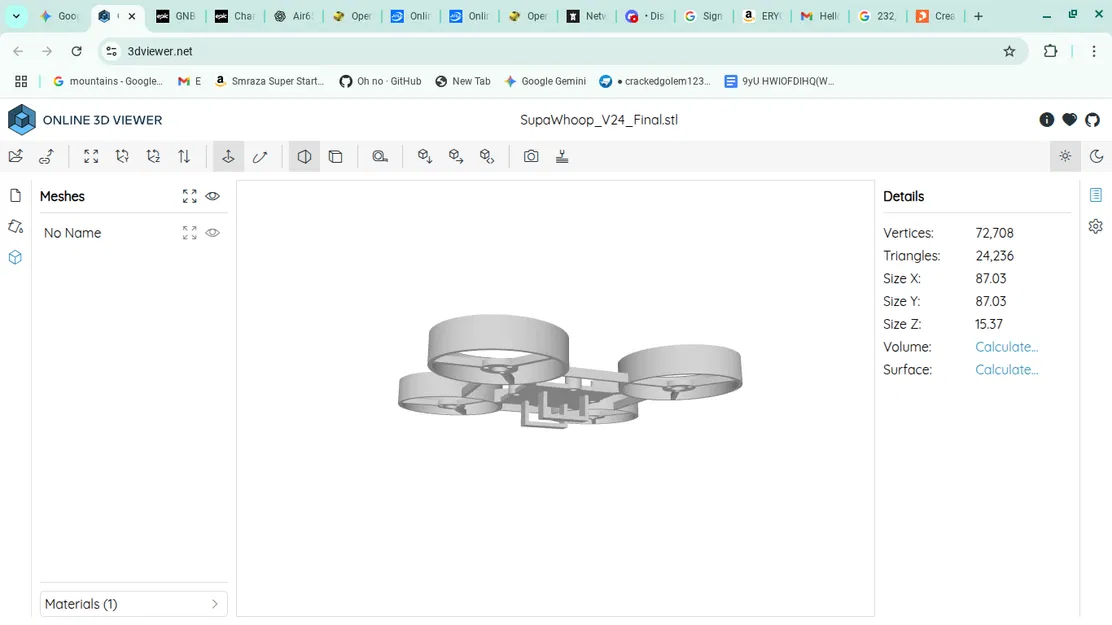 Khung a air65 frame (75mm Whoop) – Supa-Whoop V24 nâng cấp - Image 3