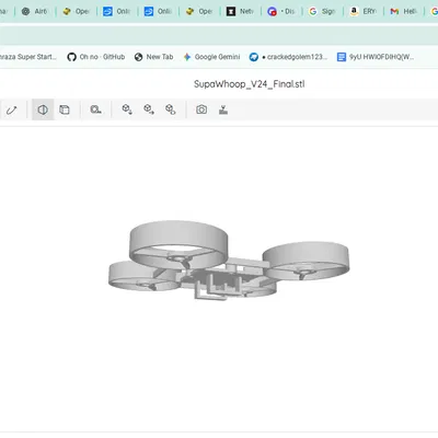 Khung a air65 frame (75mm Whoop) – Supa-Whoop V24 nâng cấp