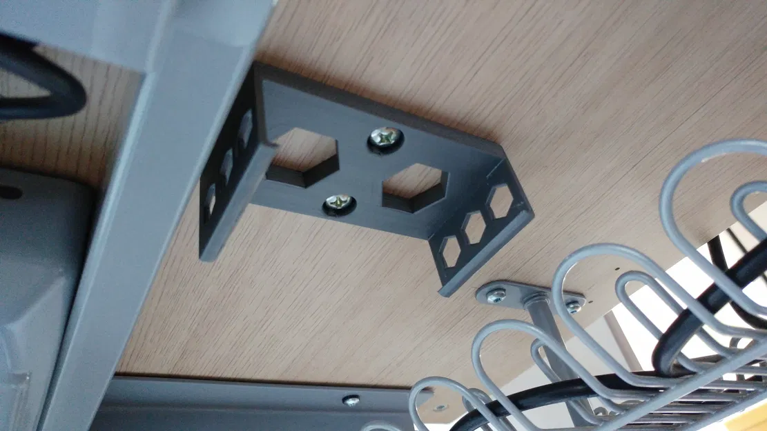 Giá treo dưới gầm bàn cho switch Netgear GS305 - Image 2