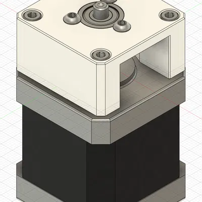 Housing Double Shear cho NEMA 17 (F695 Bearing)