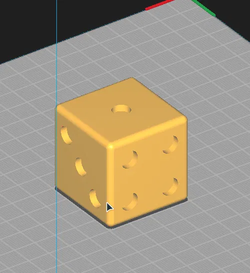 Xúc xắc (dice) – mẫu 3D đầu tiên - Image 1