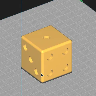 Xúc xắc (dice) – mẫu 3D đầu tiên
