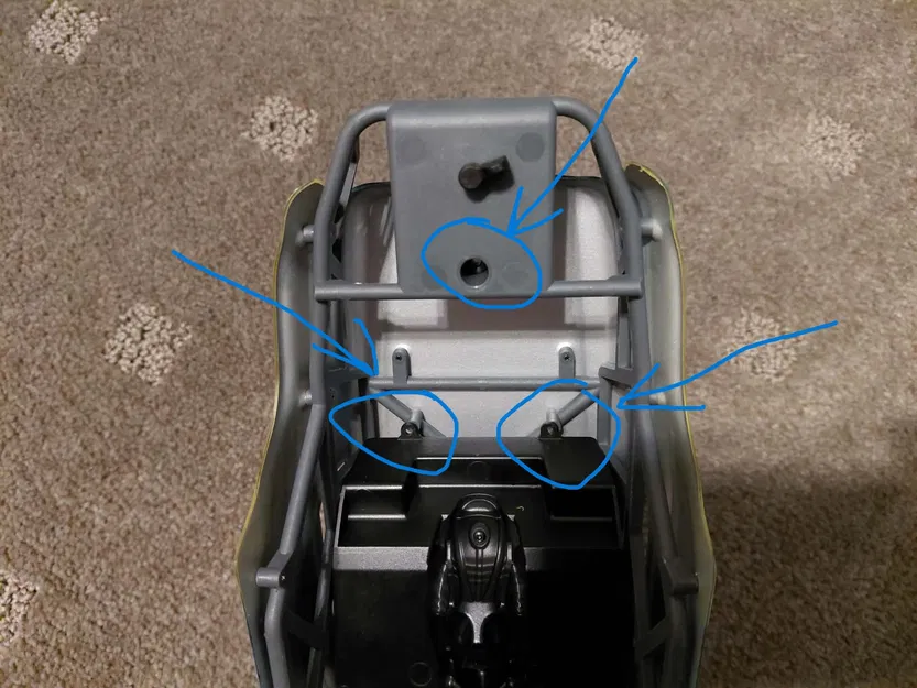 HPI Mini King Flux Ford Bronco Big Kahuna 4400 - Khoang pin lớn hơn - Image 3