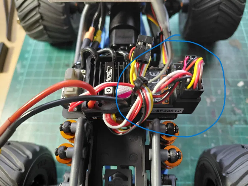 HPI Mini King Flux Ford Bronco Big Kahuna 4400 - Khoang pin lớn hơn - Image 6