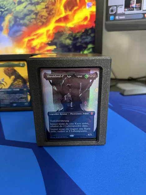 Hộp Deck Commander MTG Nam Châm, Cửa Sổ Toploader Trưng Commander - Image 1