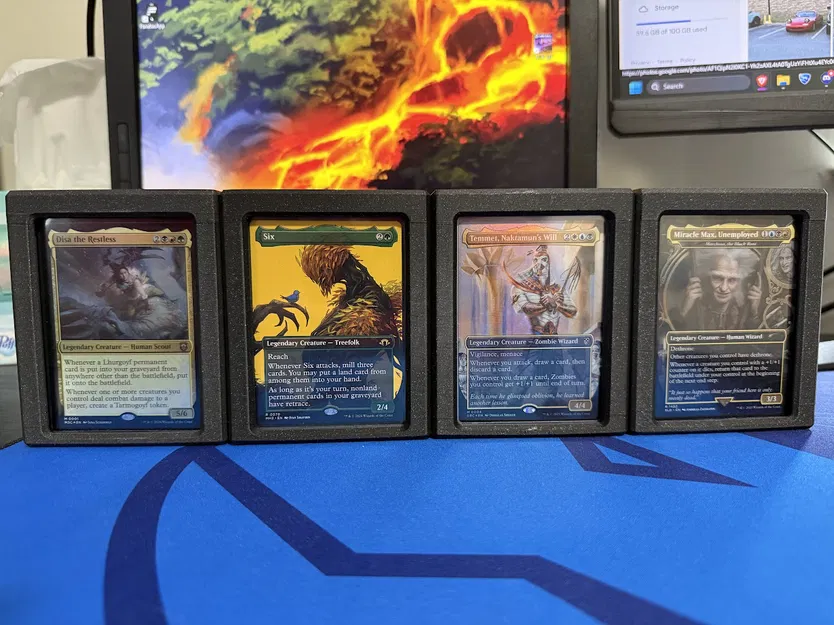 Hộp Deck Commander MTG Nam Châm, Cửa Sổ Toploader Trưng Commander - Image 2