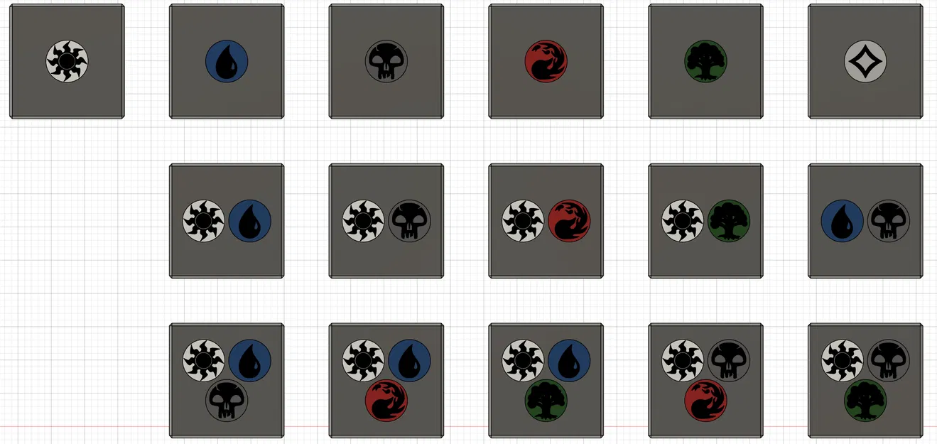 Bộ sưu tập nắp phối màu cho hộp Commander MTG nam châm, cửa sổ toploader - Image 2