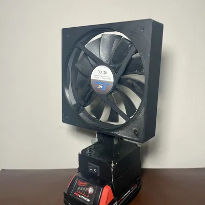 Quạt hút khói hàn dùng pin Milwaukee M18 - STL + STEP