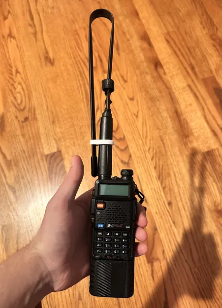 Kẹp Anten Bộ Đàm (cho anten gập) – Baofeng UV-5R - Image 1