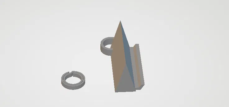 Giá đỡ điện thoại móc khóa cơ bản (Basic Keyring Phone Stand) - Image 1