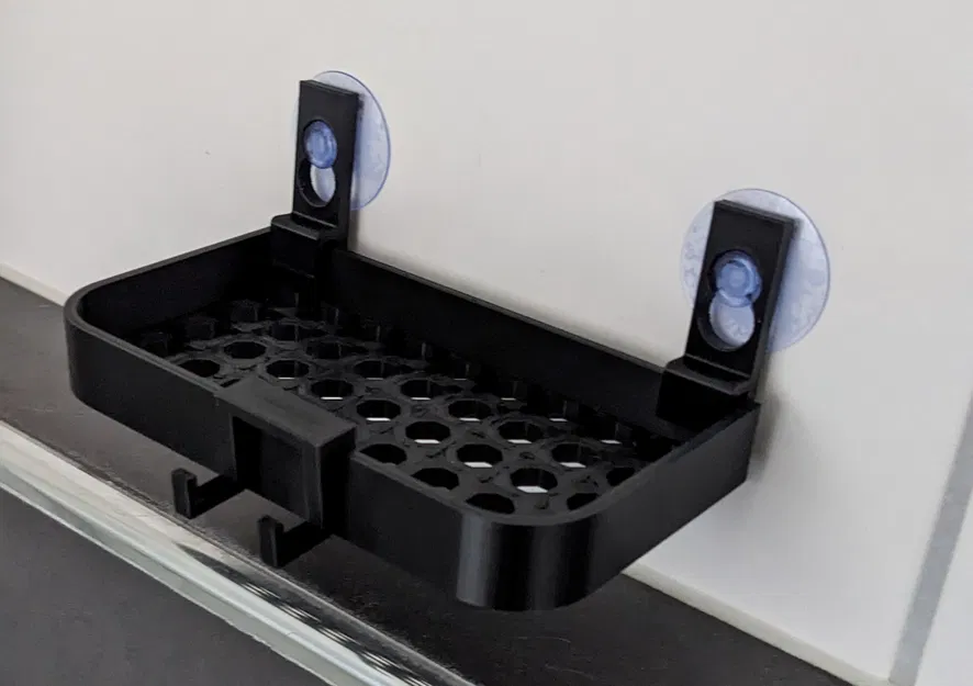 Khay để đồ trong phòng tắm du lịch (Travel shower tray v2) - Image 1