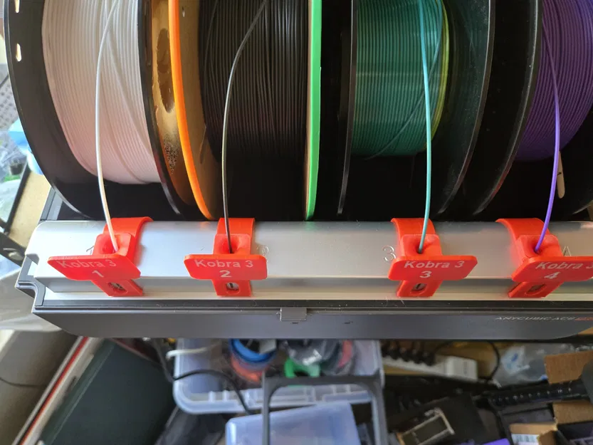 Nhãn Slot Anycubic Kobra S1 Ace Pro 1-8 (.3mf, 2 màu) - Image 2