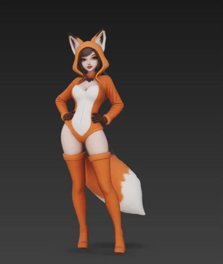 Cô gái sexy trong bộ trang phục cáo 2 - Image 5
