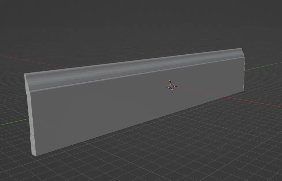 Phào chân tường Colonial 7/16" x 3.25" - Image 1