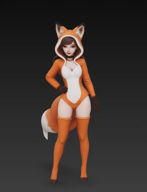 Cô gái sexy trong trang phục cáo 4 - Image 4