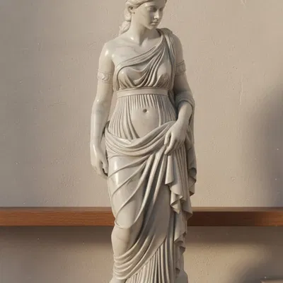 Tượng cô gái trẻ xinh đẹp phong cách Hy Lạp 3
