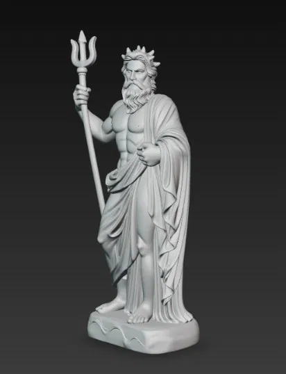 Tượng Poseidon – Vị thần của biển cả - Image 2
