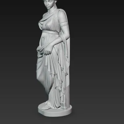 Tượng cô gái trẻ xinh đẹp phong cách Hy Lạp 3