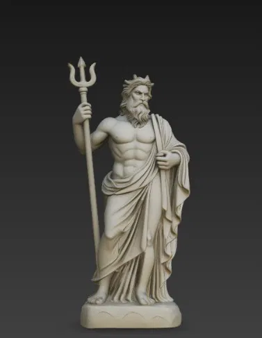 Tượng Poseidon – Vị thần của biển cả - Image 3