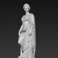 Tượng cô gái trẻ xinh đẹp phong cách Hy Lạp 2 - Thumbnail 3