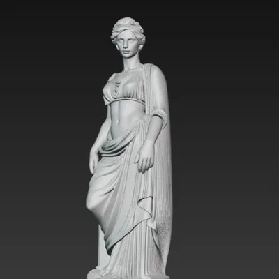 Tượng cô gái trẻ xinh đẹp phong cách Hy Lạp 2