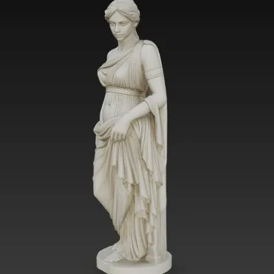 Tượng cô gái trẻ xinh đẹp phong cách Hy Lạp 3