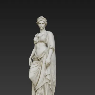 Tượng cô gái trẻ xinh đẹp phong cách Hy Lạp 2