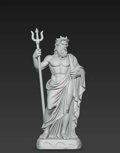 Tượng Poseidon – Vị thần của biển cả - Image 4