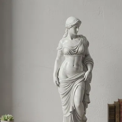 Tượng cô gái trẻ xinh đẹp phong cách Hy Lạp