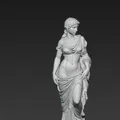 Tượng cô gái trẻ xinh đẹp phong cách Hy Lạp - Thumbnail 3