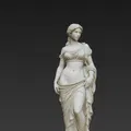Tượng cô gái trẻ xinh đẹp phong cách Hy Lạp - Thumbnail 4
