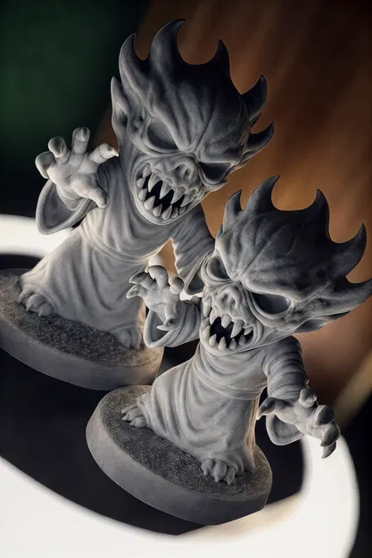 Mô hình Chibi Quỷ Kinh Dị – Quái Vật Dễ Thương In 3D - Image 1