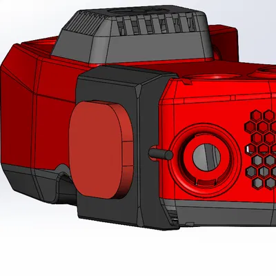 Ngàm gắn HDZero Echo patch cho HDZero Goggles