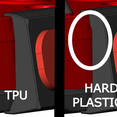 Ngàm gắn HDZero Echo patch cho HDZero Goggles