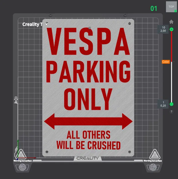 Biển Trang Trí Tường Vespa Parking Only - Logo Poster Cổ Điển - Image 3