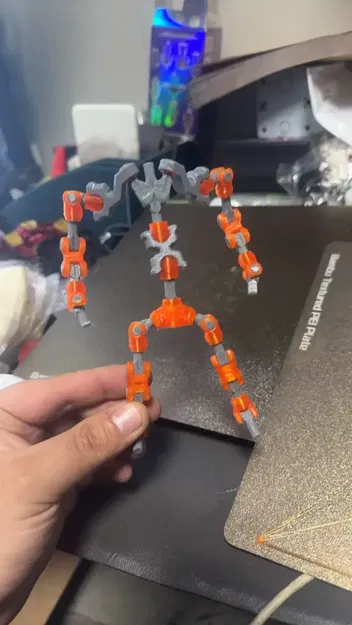 Simple Ultra-Articulated Xinghai Skeleton – Khung skeleton siêu linh hoạt - Image 3