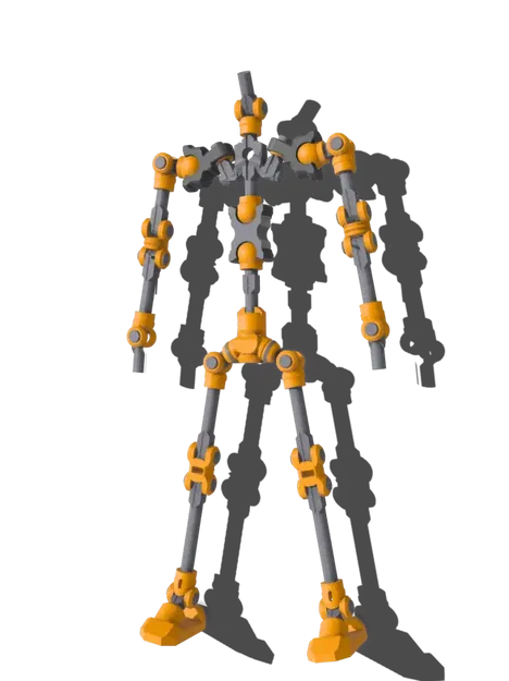 Simple Ultra-Articulated Xinghai Skeleton – Khung skeleton siêu linh hoạt - Image 4