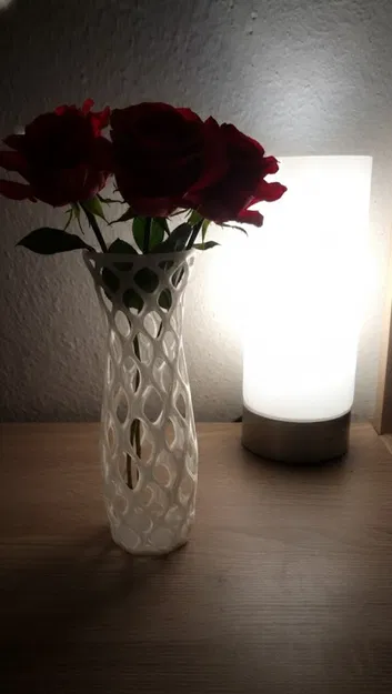 Bình Hoa Lattice Organic – Decor Tối Giản - Image 2