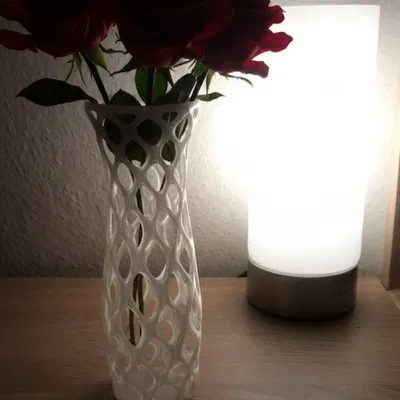 Bình Hoa Lattice Organic – Decor Tối Giản