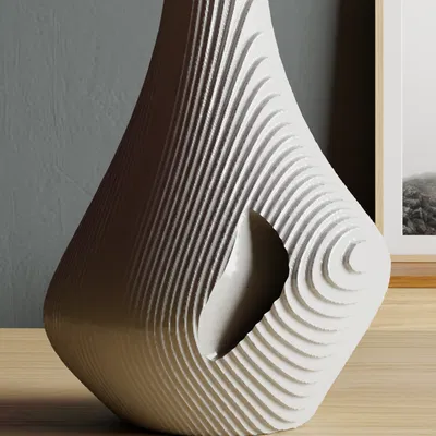 Bình hoa “create curves” (Vase from « create curves »)