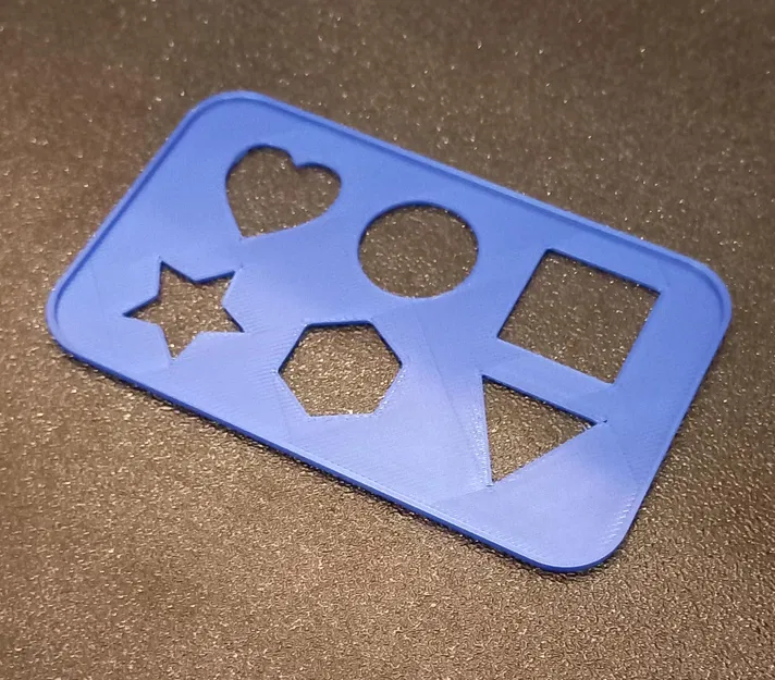 Stencil tô màu – hình khối đơn giản - Image 1