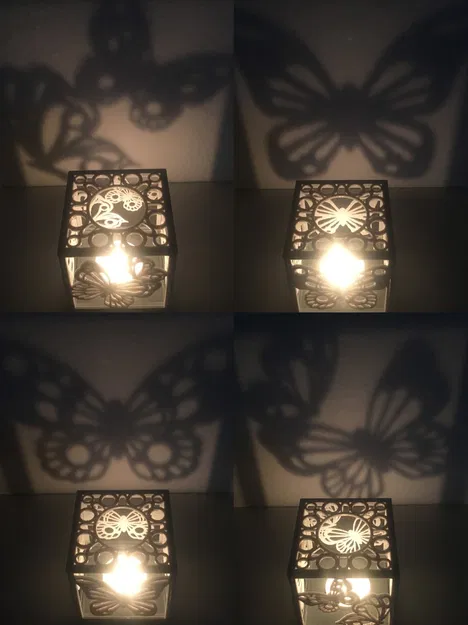 Đế nến Tealight - Hình bươm bướm - Image 2