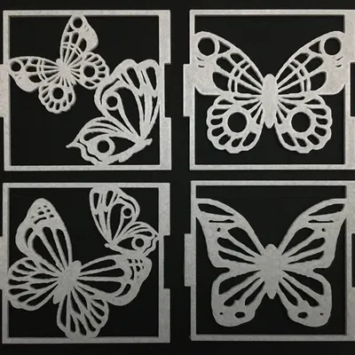 Đế nến Tealight - Hình bươm bướm