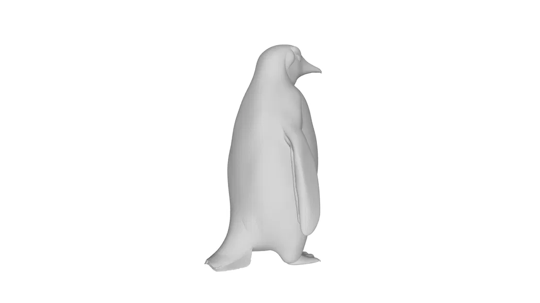 Tượng Chim Cánh Cụt Hoàng Đế (Emperor Penguin) – Mẫu 3D Printable - Image 3