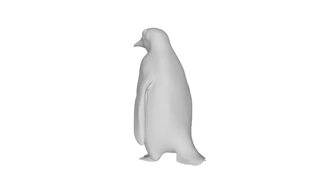 Tượng Chim Cánh Cụt Hoàng Đế (Emperor Penguin) – Mẫu 3D Printable - Image 4