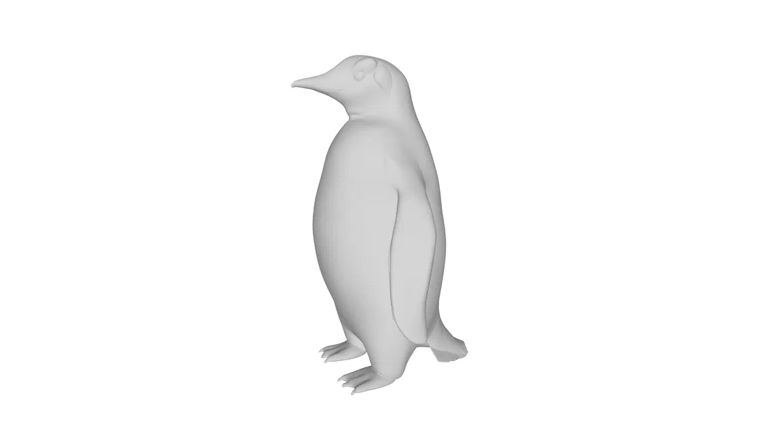 Tượng Chim Cánh Cụt Hoàng Đế (Emperor Penguin) – Mẫu 3D Printable - Image 5