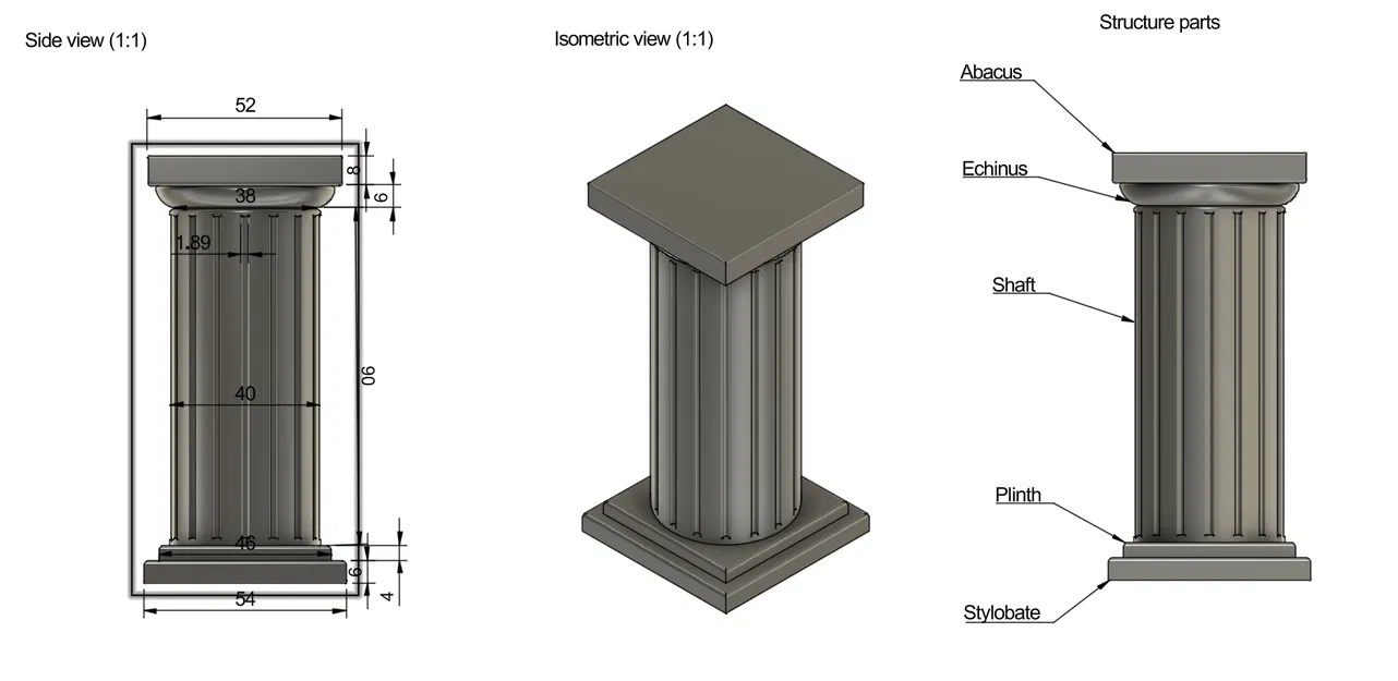 Cột Greek/Roman – 3 phiên bản - Image 5