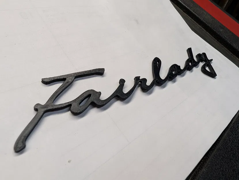 Emblem Fairlady chữ viết tay cho Datsun Roadster - Image 2